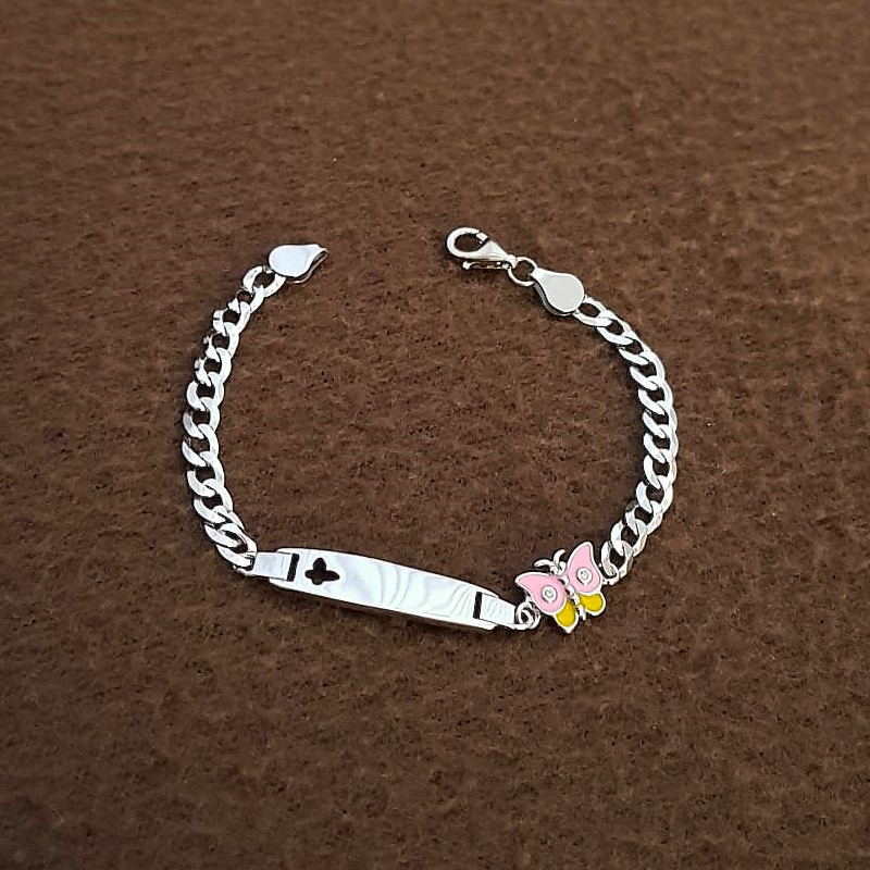 Butterfly 92.5 Silver Kid's Bracelet