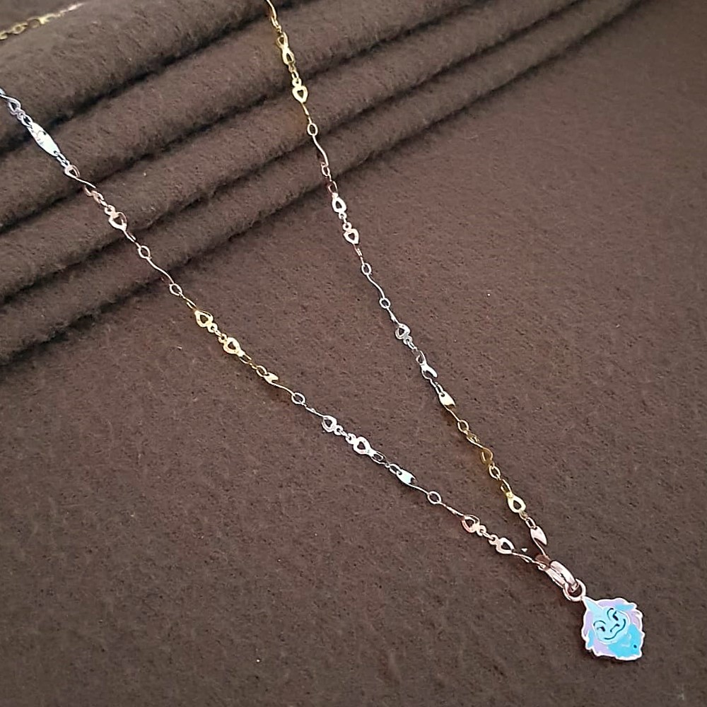 Fun Character Kids Silver Pendant