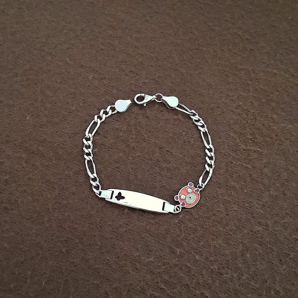 Figaro Chain Silver Kids Bracelet
