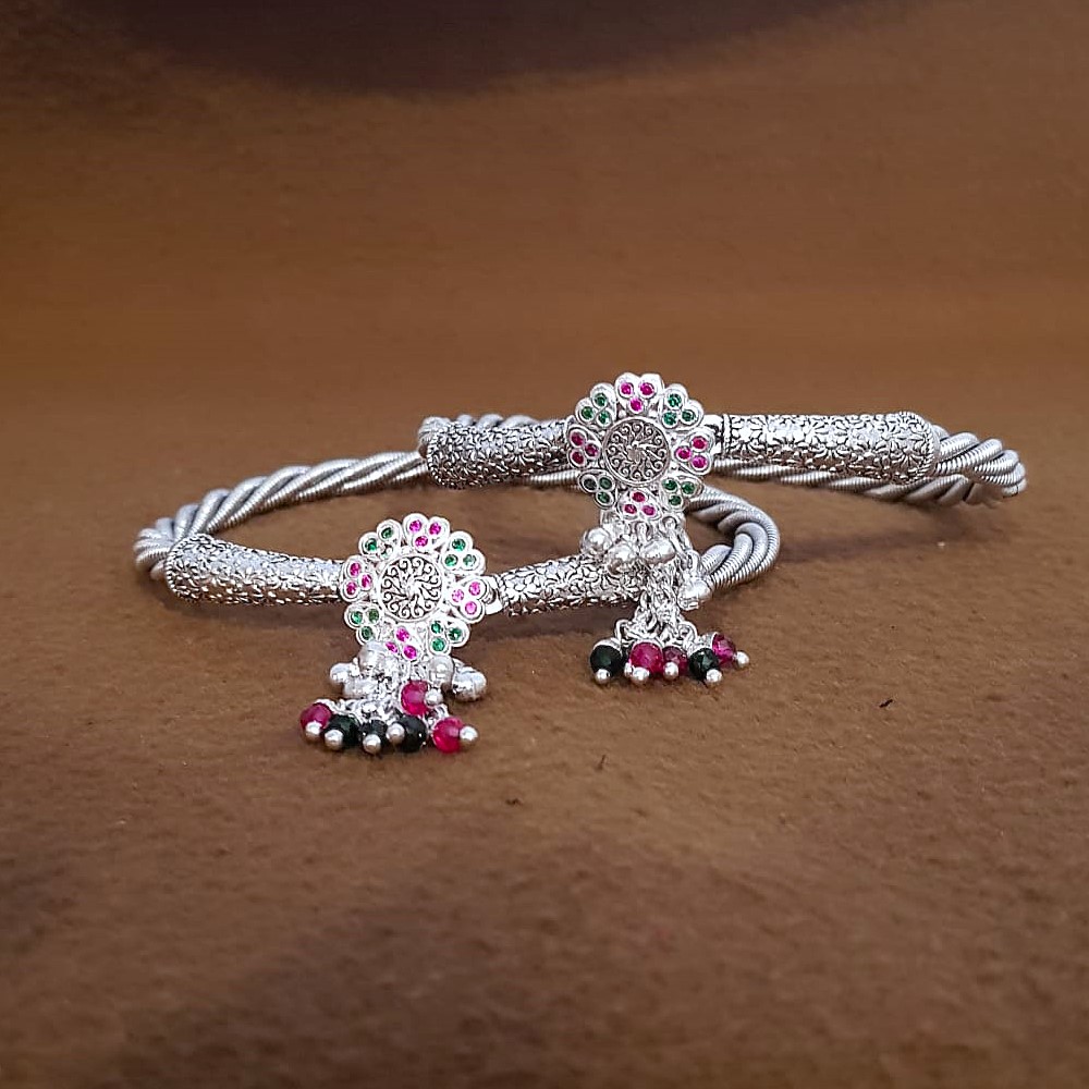 Royal Rajasthani Silver Kada Payal