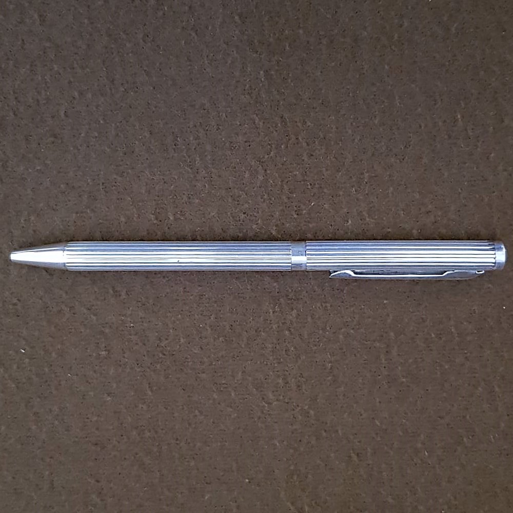 Sterling Silver Classic Ridged Pen