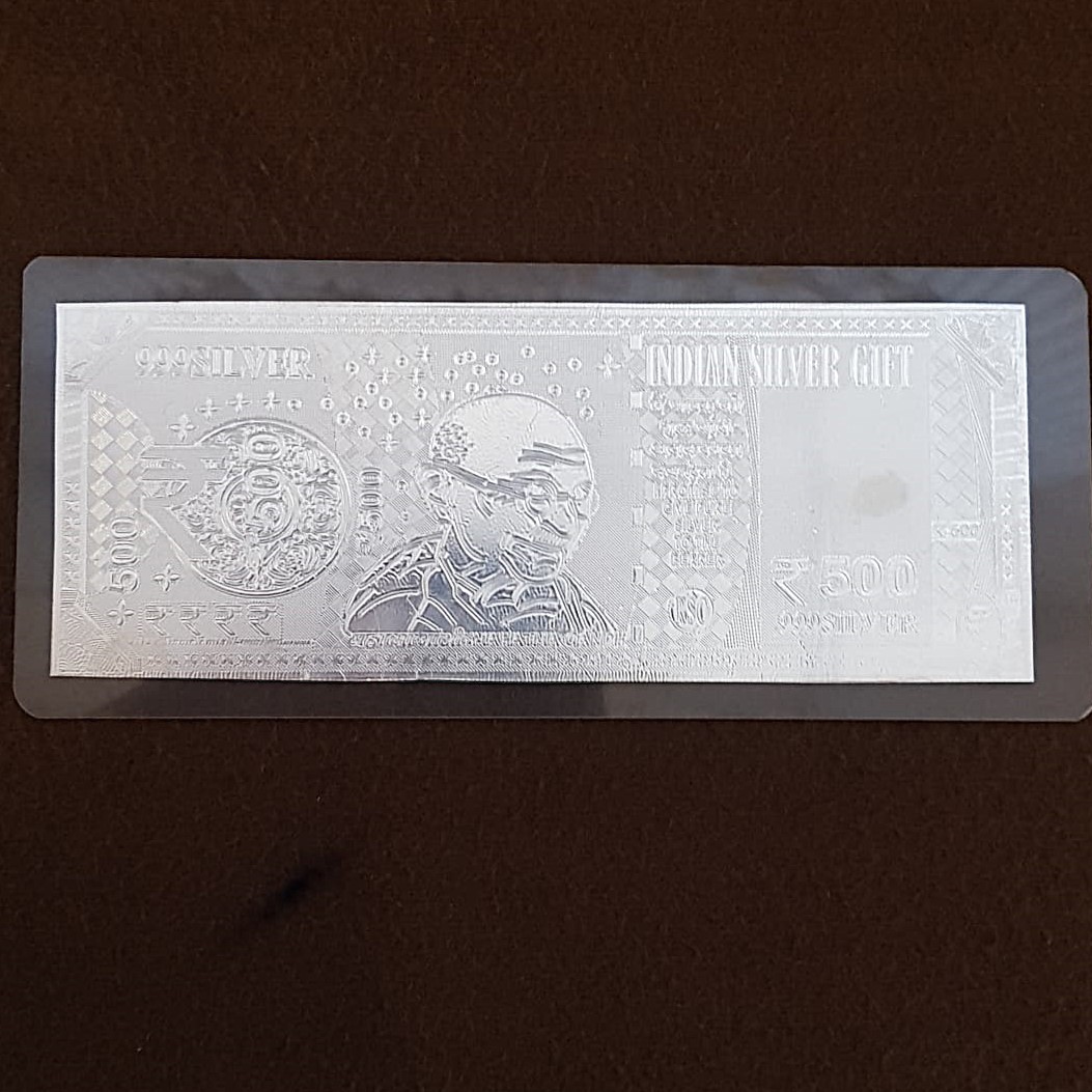 999 Pure Silver Note